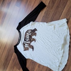 Baseball style shirt